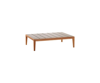 Teak Contemporary Teka 009 Outdoor Coffee Table by Roda | Casa Design Group