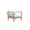 Elegant Teak Frame Teka 10 Outdoor Lounge Chair by Roda | Casa Design Group