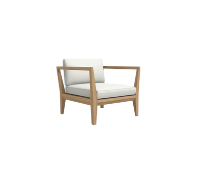 Elegant Teak Frame Teka 10 Outdoor Lounge Chair by Roda | Casa Design Group