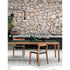 Contemporary Teka 173 Outdoor Teak Dining Table by Roda | Casa Design Group