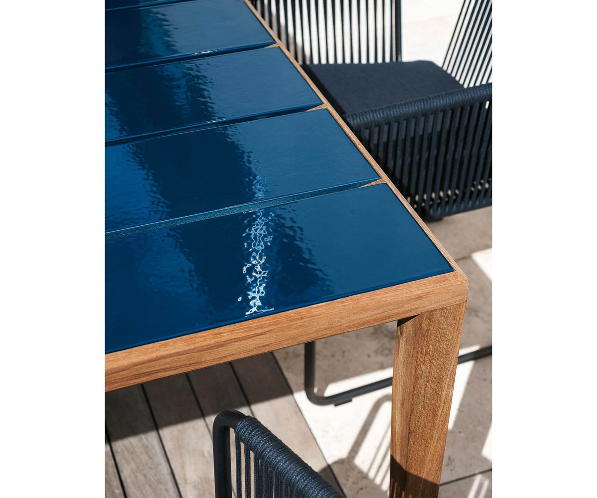 Contemporary Teka 173 Outdoor Teak Dining Table by Roda | Casa Design Group