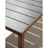Contemporary Teka 173 Outdoor Teak Dining Table by Roda | Casa Design Group