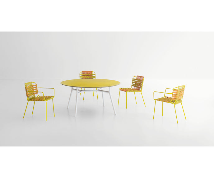 Hand-woven Telar Outdoor Chair by Paola Lenti Ideal for Outdoor Dining Settings Casa Design Group