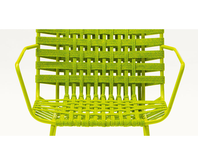 Hand-woven Telar Outdoor Chair by Paola Lenti Ideal for Outdoor Dining Settings Casa Design Group