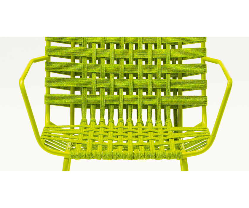 Hand-woven Telar Outdoor Chair by Paola Lenti Ideal for Outdoor Dining Settings Casa Design Group