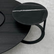 Tethys C Table with Marble Top and Gunmetal Grey Steel Structure by Living Divani | Casa Design Group