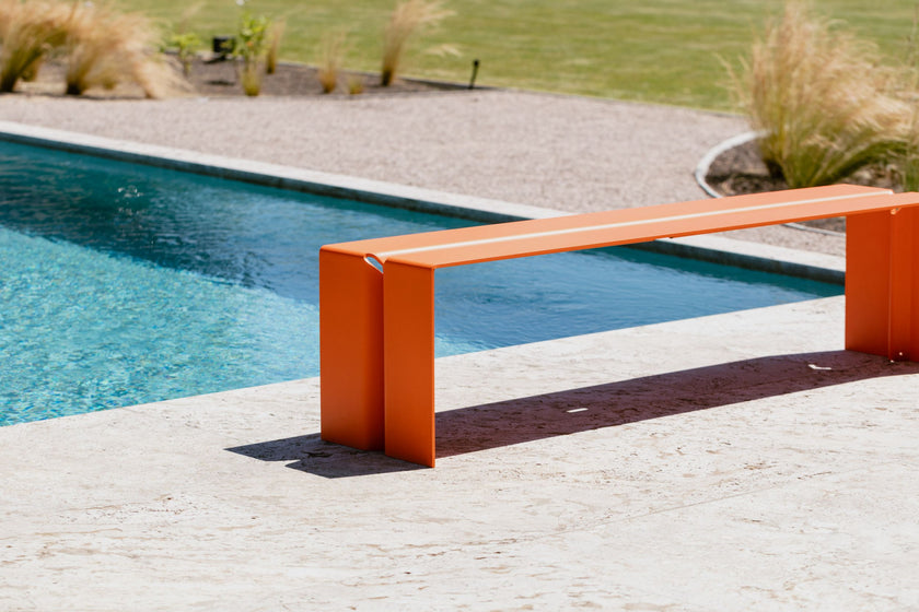 The Bench Minimal Outdoor Bench by Wünder | Casa Design Group