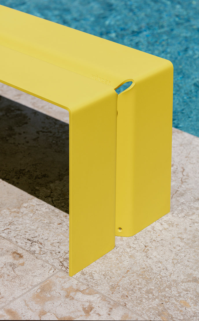 The Bench Minimal Outdoor Bench by Wünder | Casa Design Group