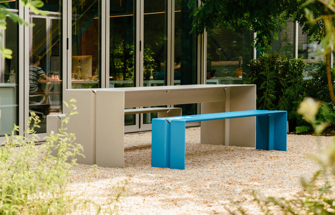 The Bended Curved Outdoor Dining Table by Wünder | Casa Design Group