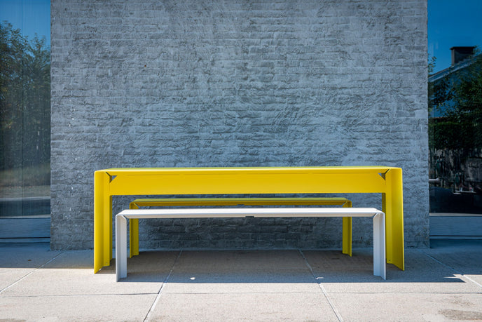 The Bended Curved Outdoor Dining Table by Wünder | Casa Design Group