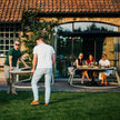 The Bow Curved Outdoor Bench by Wünder | Casa Design Group