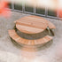The Circle Round Outdoor Picnic Table with Integrated Benches by Wünder | Casa Design Group
