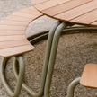 The Circle Round Outdoor Picnic Table with Integrated Benches by Wünder | Casa Design Group
