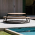 The Circle Round Outdoor Picnic Table with Integrated Benches by Wünder | Casa Design Group