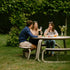 The Circle Round Outdoor Picnic Table with Integrated Benches by Wünder | Casa Design Group