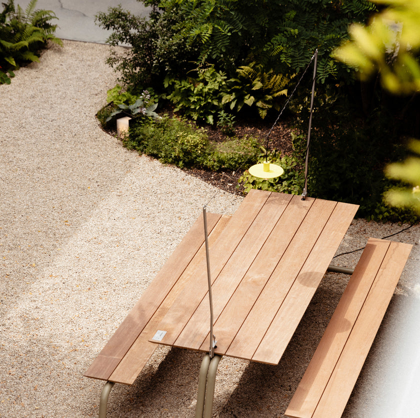 The Disc Outdoor Pendant Light by Wünder | Casa Design Group