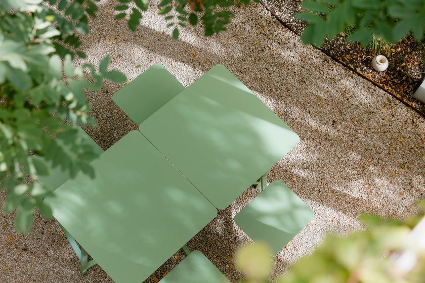The Duo Outdoor Picnic Table with Integrated Seating for Two by Wünder | Casa Design Group