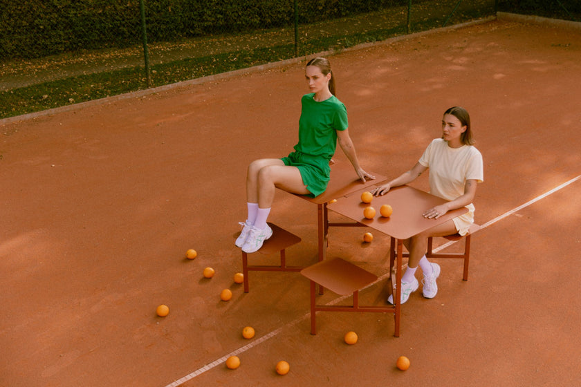 The Duo Outdoor Picnic Table with Integrated Seating for Two by Wünder | Casa Design Group