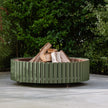 The Ring Outdoor Fire Bowl in Corten Steel by Wünder | Casa Design Group