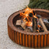 The Ring Outdoor Fire Bowl in Corten Steel by Wünder | Casa Design Group