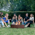 The Ring Outdoor Fire Bowl in Corten Steel by Wünder | Casa Design Group