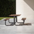 The Table Outdoor Picnic Table with Integrated Benches by Wünder | Casa Design Group