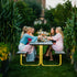 The Table Outdoor Picnic Table with Integrated Benches by Wünder | Casa Design Group