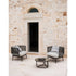 Modern Thea 001 Lounge Chair by RODA with Aluminium Frame for Comfortable Outdoor Seating | Casa Design Group