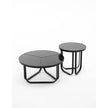 Contemporary Thea 008 Side Table by Roda with Stoneware Top and Durable Aluminium Frame | Casa Design Group