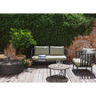 Contemporary Thea 008 Side Table by Roda with Stoneware Top and Durable Aluminium Frame | Casa Design Group