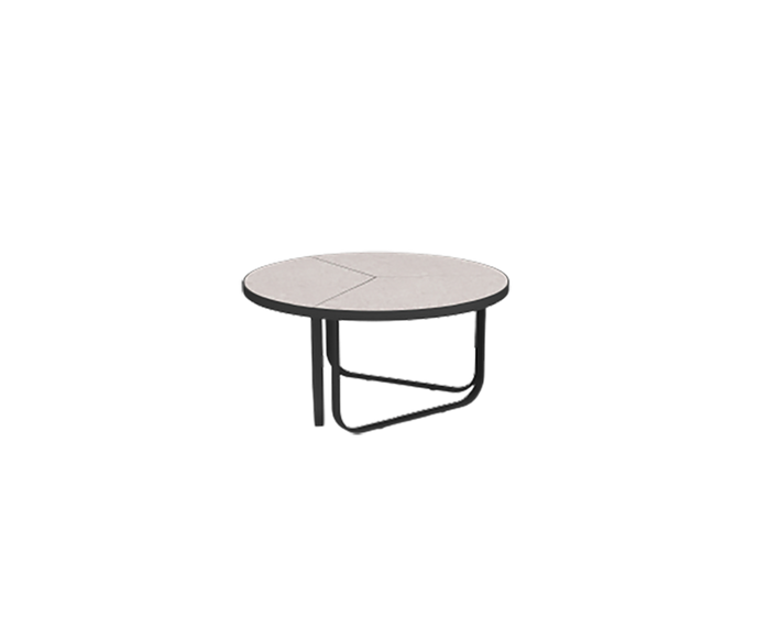 Thea 009 Coffee Table by Roda with Stoneware Top and Aluminium Frame | Casa Design Group