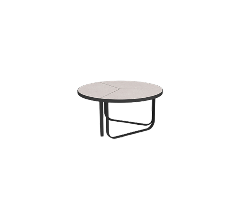 Thea 009 Coffee Table by Roda with Stoneware Top and Aluminium Frame | Casa Design Group