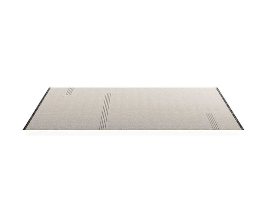 Frigerio Theo Rug with hand-tufted texture and refined geometric detailing for luxury interiors Casa Design Group