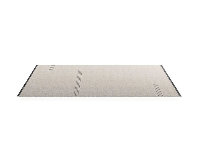 Frigerio Theo Rug with hand-tufted texture and refined geometric detailing for luxury interiors Casa Design Group