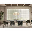 Frigerio Theo Rug with hand-tufted texture and refined geometric detailing for luxury interiors Casa Design Group