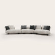 Theodore Contemporary Modular Sofa with Sculptural Upholstered Seating by CPRN Homood | Casa Design Group
