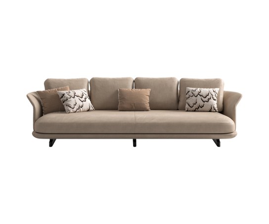 Theodore Contemporary Sofa with Curved Armrests by CPRN Homood | Casa Design Group