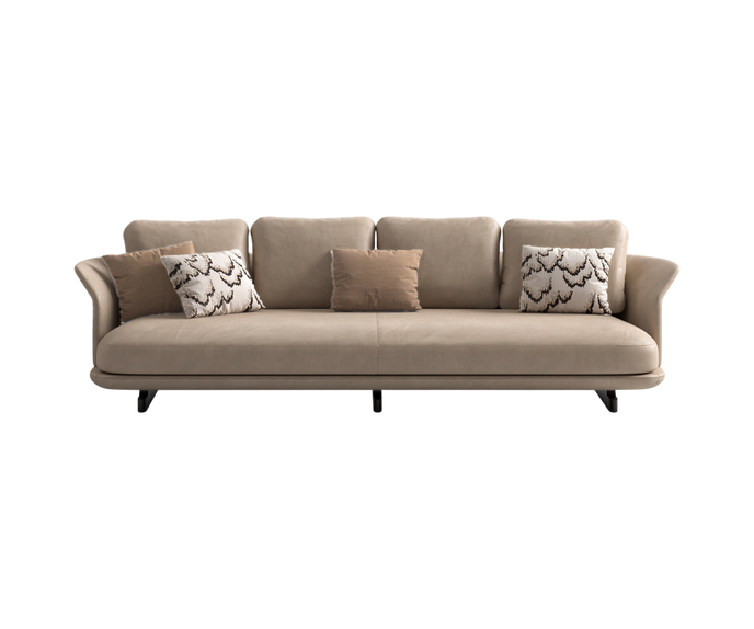 Theodore Contemporary Sofa with Curved Armrests by CPRN Homood | Casa Design Group