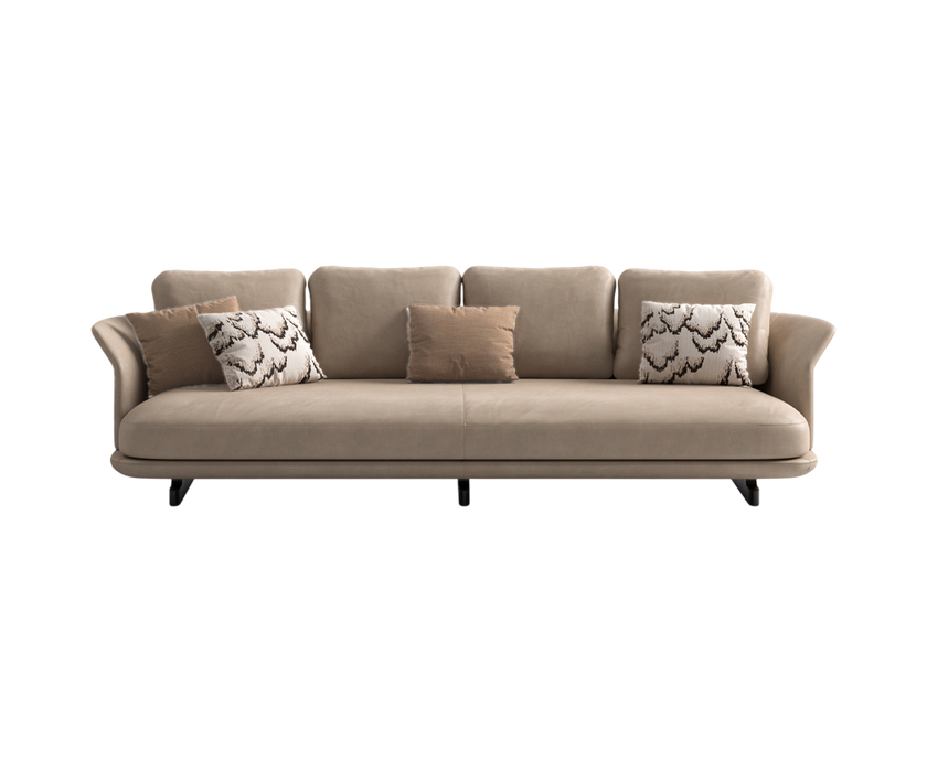 Theodore Contemporary Sofa with Curved Armrests by CPRN Homood | Casa Design Group
