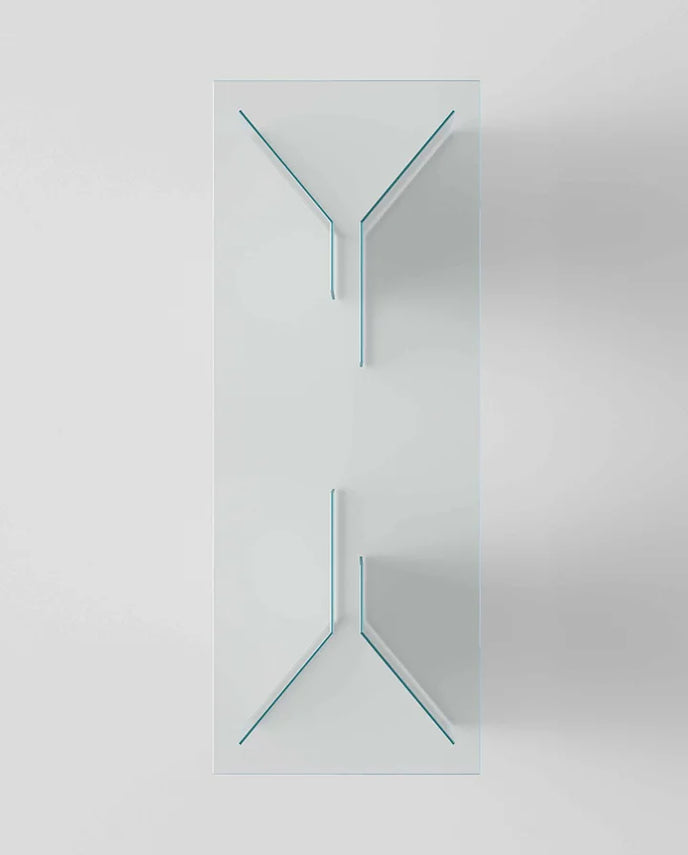 Thrim Glass Dining Table by Massimo Castagna for Tonelli Design | Casa Design Group