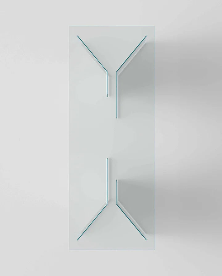 Thrim Glass Dining Table by Massimo Castagna for Tonelli Design | Casa Design Group