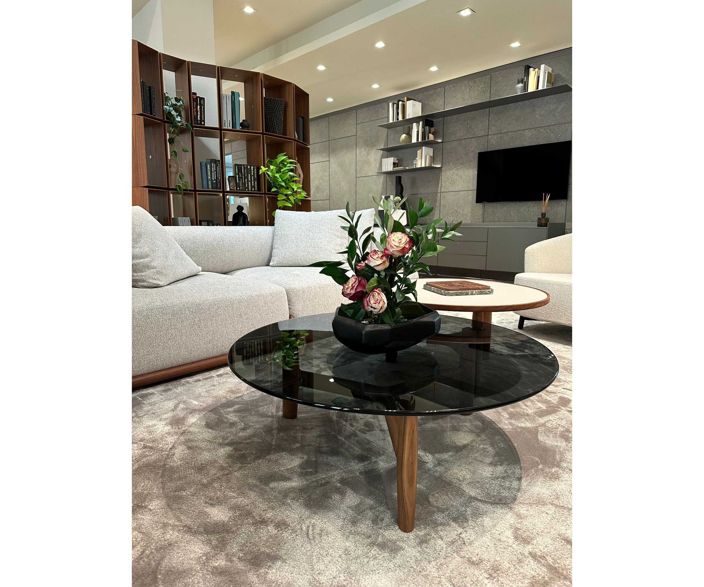 Floor Sample Tillow 110 Coffee Table with Glass Top | Porada