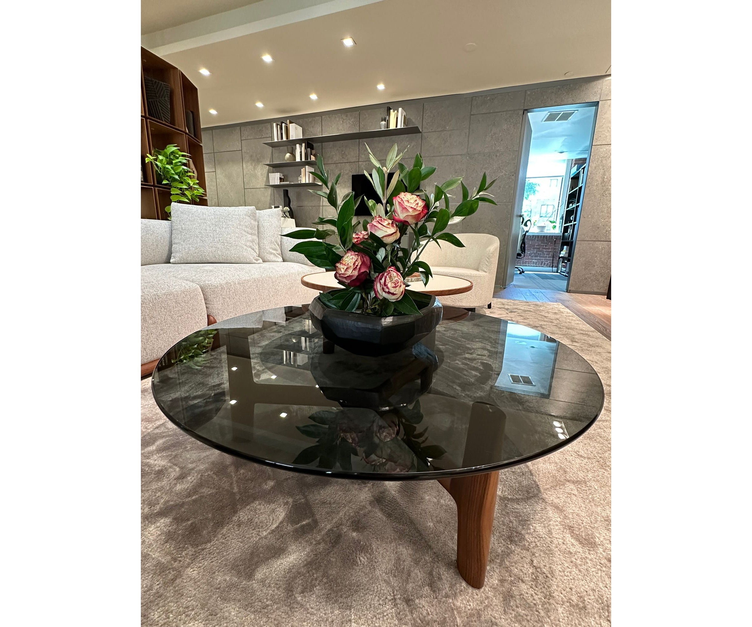 Floor Sample Tillow 110 Coffee Table with Glass Top | Porada