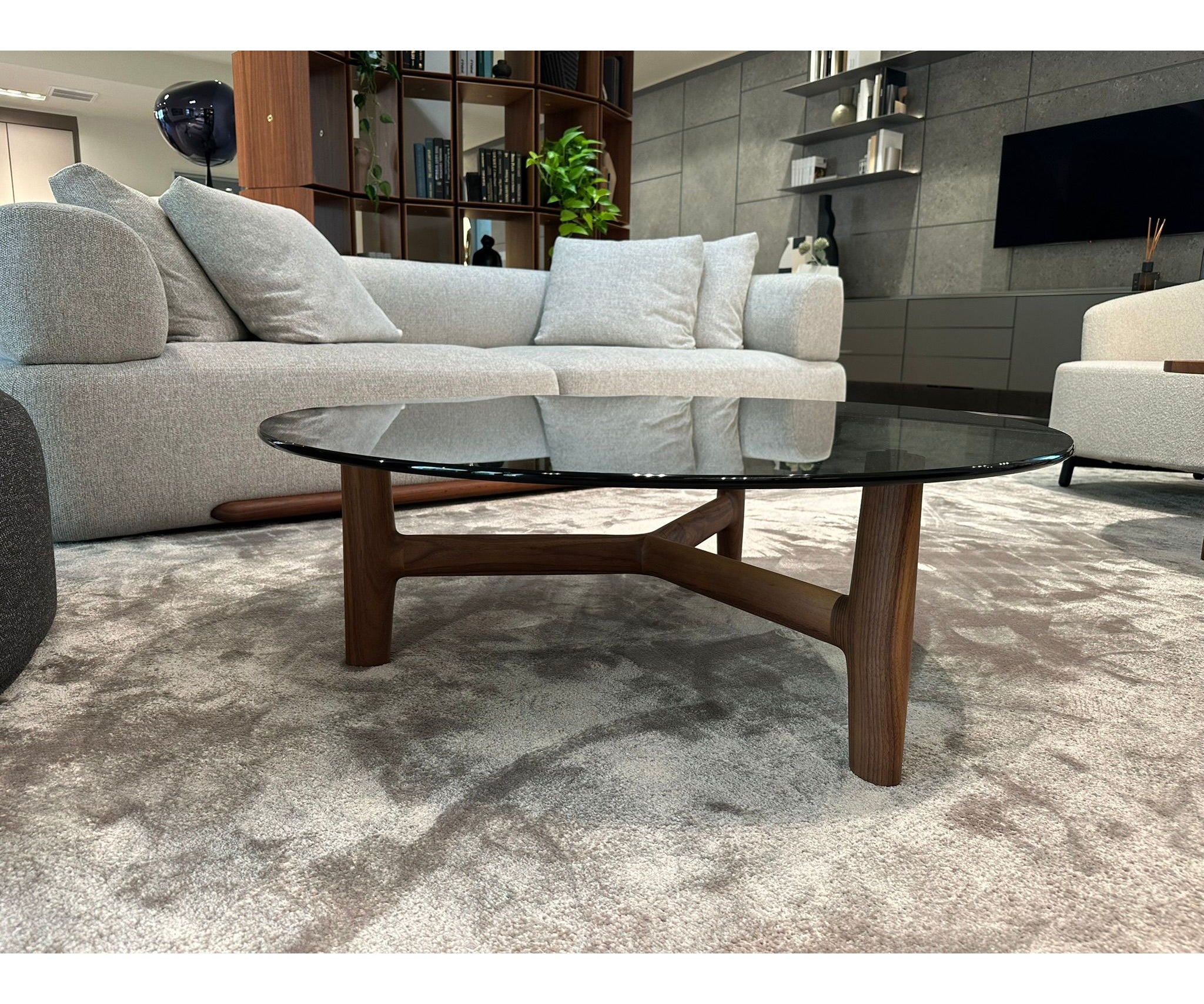 Floor Sample Tillow 110 Coffee Table with Glass Top | Porada