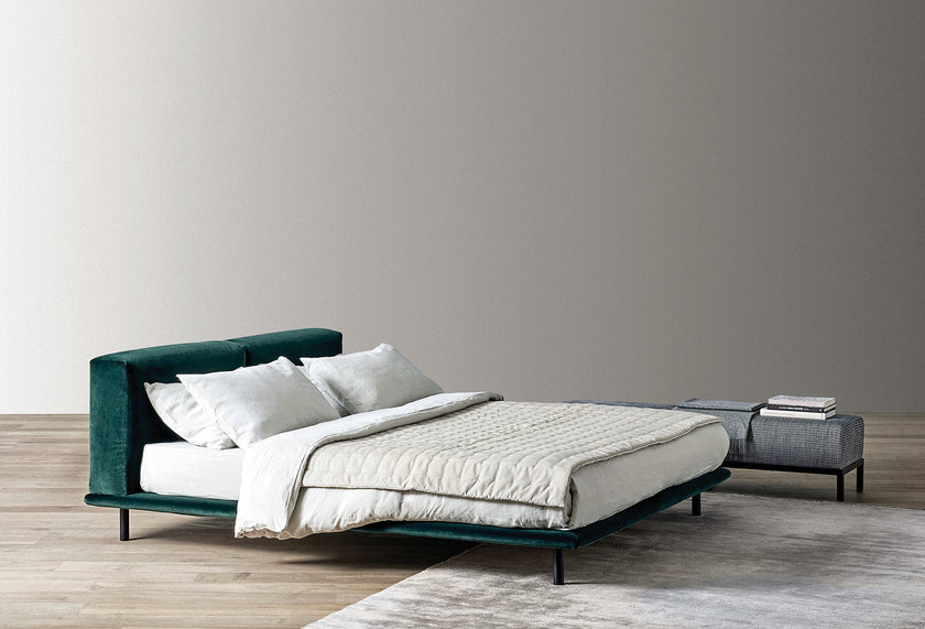 Timothy Contemporary Upholstered Bed by Andrea Parisio for Meridiani | Casa Design Group