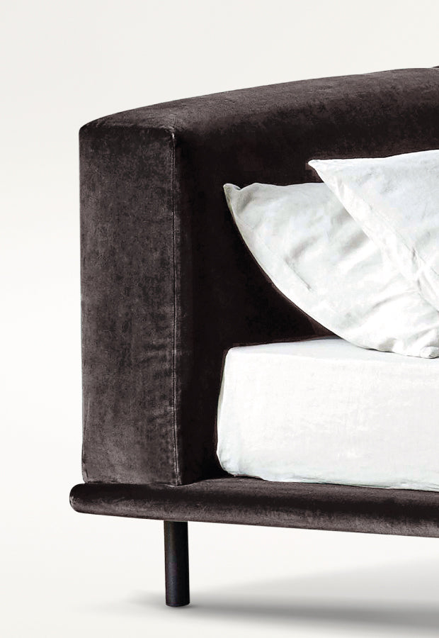 Timothy Contemporary Upholstered Bed by Andrea Parisio for Meridiani | Casa Design Group