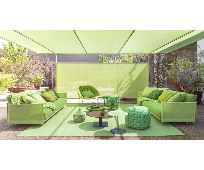 High-end Tobit Outdoor Pouf by Paola Lenti for Outdoor Comfort Casa Design Group