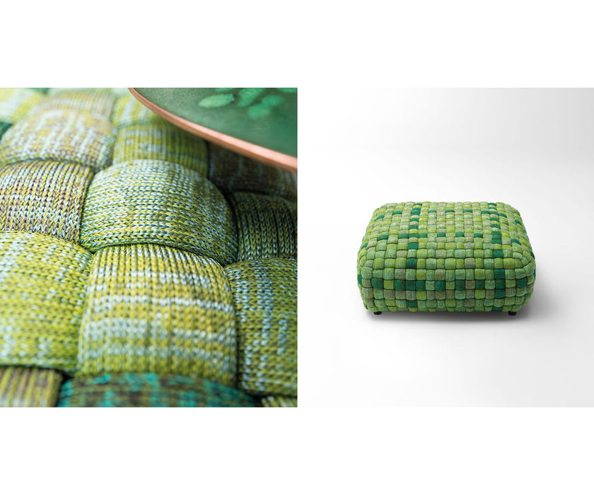 High-end Tobit Outdoor Pouf by Paola Lenti for Outdoor Comfort Casa Design Group