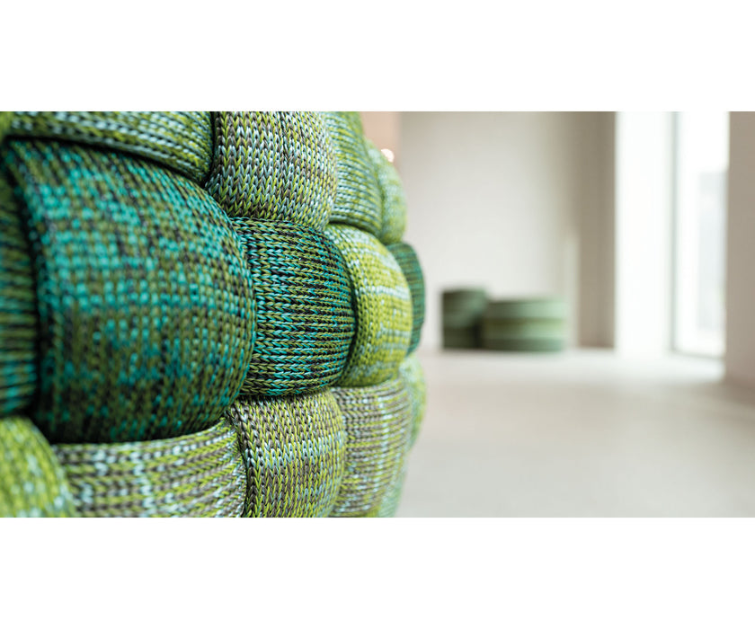 High-end Tobit Outdoor Pouf by Paola Lenti for Outdoor Comfort Casa Design Group