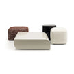Frigerio Tom Pouf with sculptural design and premium upholstery for contemporary interiors Casa Design Group